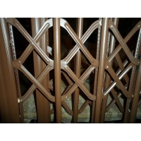 百德防盜網(wǎng)(純白中花)產(chǎn)品圖片與相冊 - 河南百德活動防護(hù)門窗